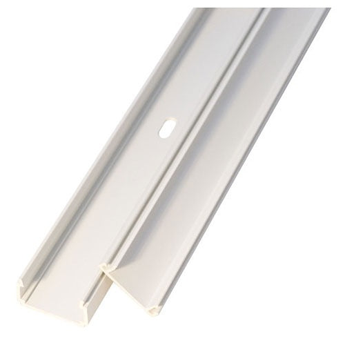 Perplas 02WH-6T 6ft Cable Raceway with Adhesive Tape White 1 1/4?w x 5/8?H- Type 2