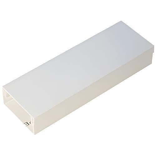 Perplas 1X2WH6T 1"x2"x6' Raceway with Tape, White