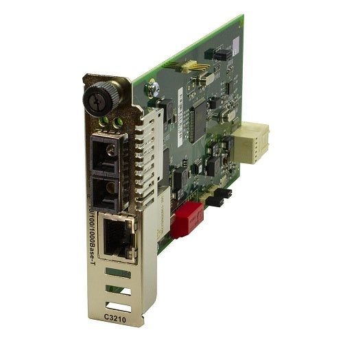 Lantronix C3210-1014 ION Gigabit Ethernet Media and Rate Converter Module, 1310 nm Single Mode SC, 10.5 dB