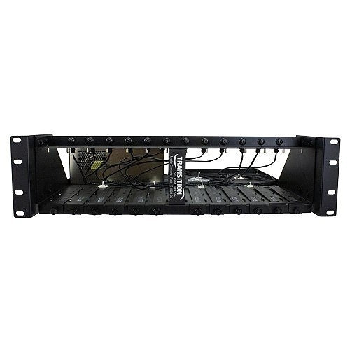 Lantronix E-MCR-05-LA Ethernet Media Converter Rack Standard