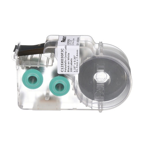 Panduit C125X030FJC Network Label, P1 Cassette, Adhesive Polyester
