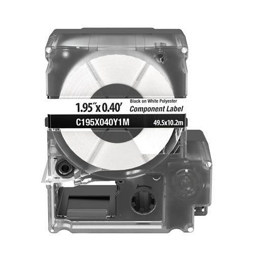 Panduit C195X040Y1M Component Label, MP Cassette, Non-Adhesive Polyester