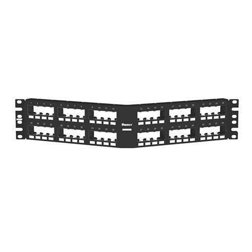 Panduit CPPA48FMWBLY 48-Port Modular Patch Panel
