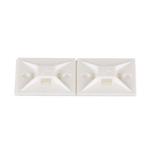 Panduit ABM112-A-C Cable Tray & Tie Mount, 1.12" x 1.12" Adhesive