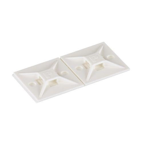 Panduit ABM112-A-C Cable Tray & Tie Mount, 1.12\\" x 1.12\\" Adhesive