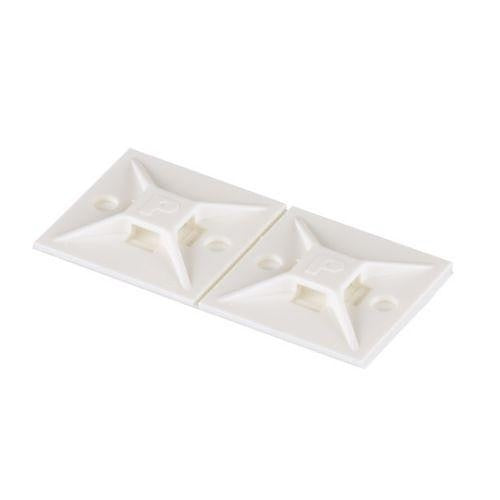 Panduit ABM112-A-C Cable Tray & Tie Mount, 1.12\\" x 1.12\\" Adhesive
