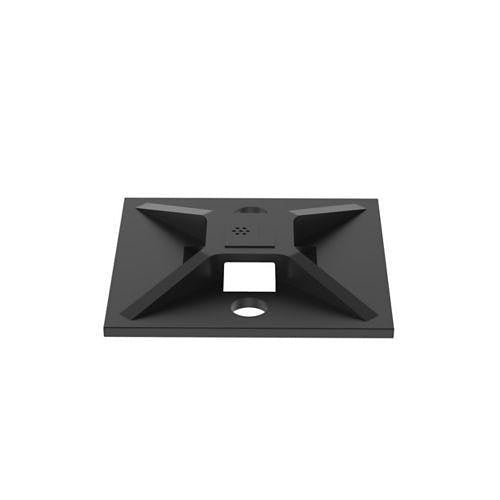 Panduit ABM2S-A-C0 Cable Tray & Tie Mount, 1\\" x 1\\" (25.4mm x 25.4mm) Adhesive