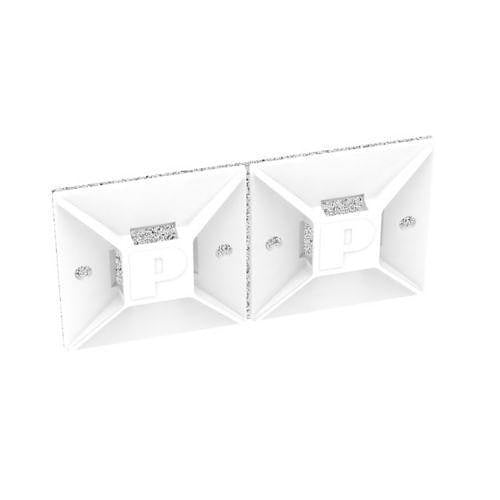 Panduit ABM3H-AV-L, Cable Tie Mount, VHB Adhesive, 1.5", Color White