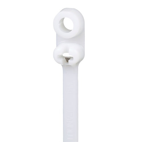 Panduit BC2S-S10-C Dome-Top Locking Clamp Barb Tie, PA6.6, M5, 8.5\\" L, 50 lb, 100-Pack