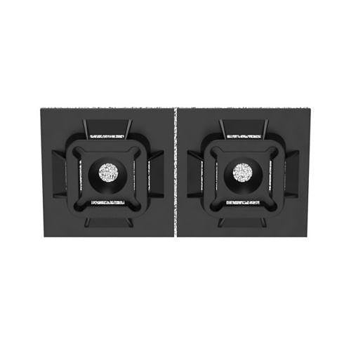 Panduit ABM100-AV-C0 Cable Tray & Tie Mount, 1.0\\" by 1.0\\" with VHB Adhesive
