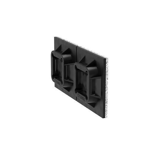 Panduit ABM100-AV-C0 Cable Tray & Tie Mount, 1.0\\" by 1.0\\" with VHB Adhesive