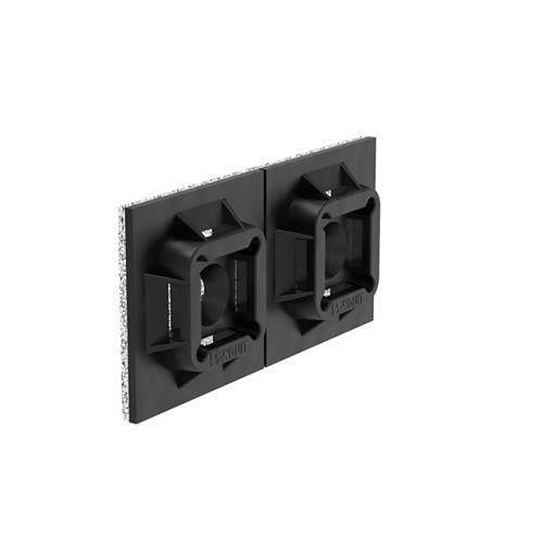 Panduit ABM100-AV-C0 Cable Tray & Tie Mount, 1.0\\" by 1.0\\" with VHB Adhesive