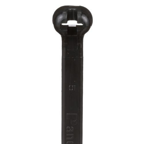 Panduit BT2LH-TL0 Cable Tie Metal Barb, 8.7L (221mm), Light-Duty, Black