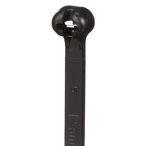 Panduit BT2LH-TL0 Cable Tie Metal Barb, 8.7L (221mm), Light-Duty, Black