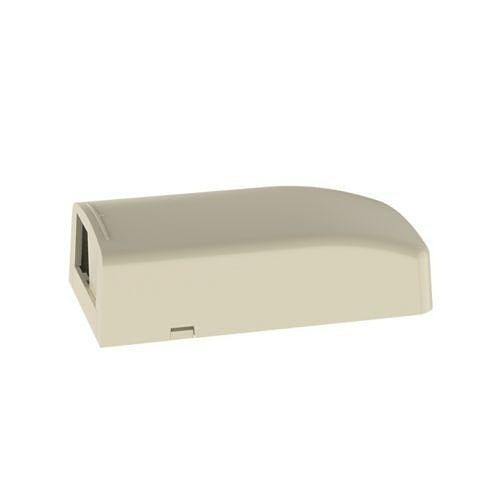 Panduit CBX2EI-AY Surface Mount Box, 2 Port, Electric Ivory
