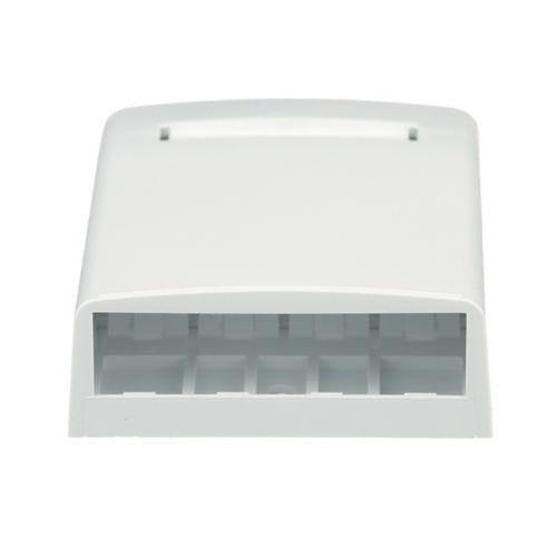 Panduit CBX4WH-AY Surface Mount Box, 4 Port, White