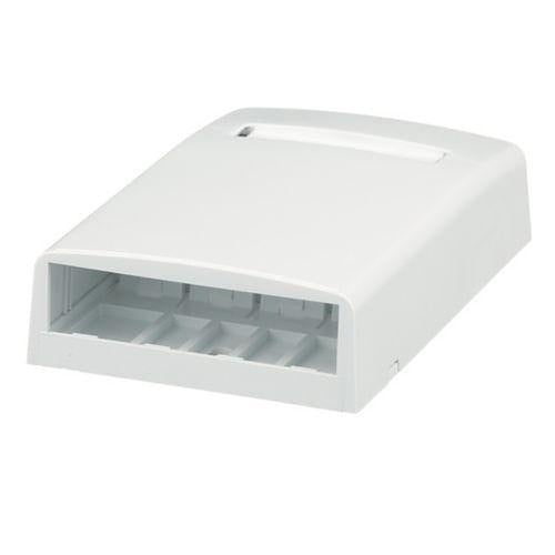 Panduit CBX4WH-AY Surface Mount Box, 4 Port, White