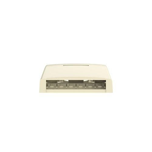 Panduit CBXF6EI-AY Surface Mount Box, 6 Port Multimedia, Ivory