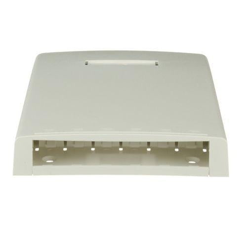 Panduit CBXF6IW-AY Surface Mount Box, 6 Port Multimedia, Off White