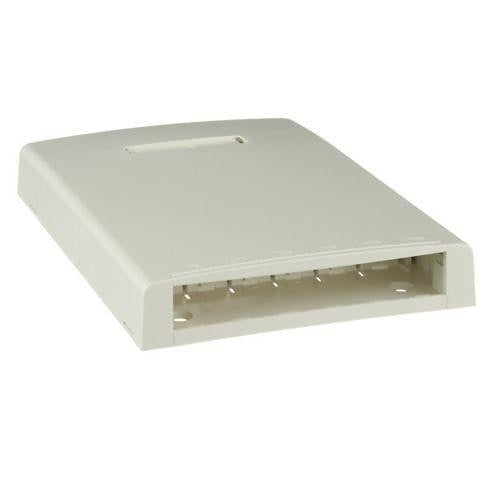 Panduit CBXF6IW-AY Surface Mount Box, 6 Port Multimedia, Off White