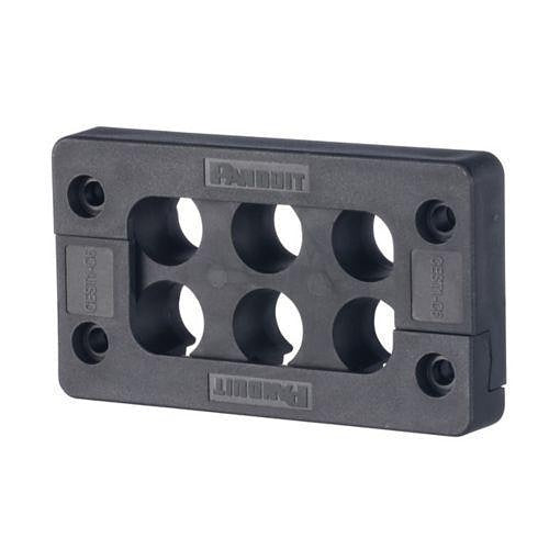 Panduit CEST1-C6 Cable Entry System, Terminate Terminated, 2-Pack, IP54