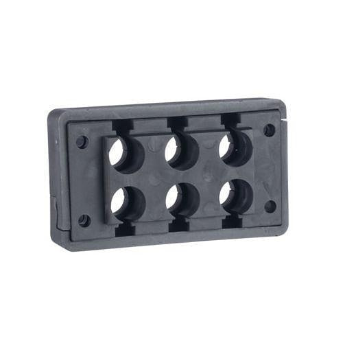 Panduit CEST2-C6 Cable Entry System, Terminate Terminated, 2-Pack, IP65