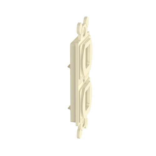 Panduit CF1062EIY Electric Ivory Wallplate Frame, Type 106, 2 Port