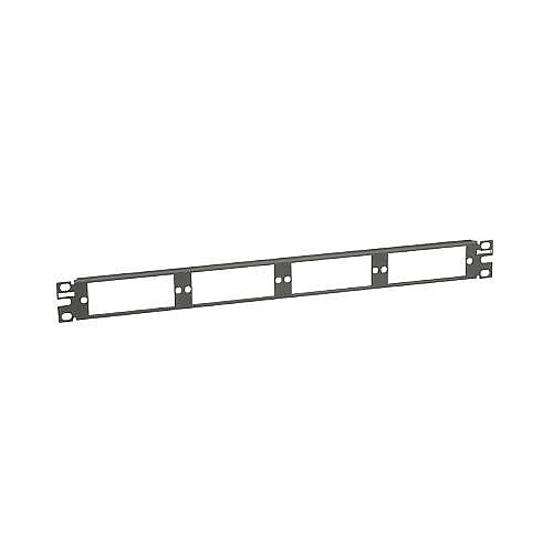 Panduit CFAPPBL1 Opticom 1U Fiber Patch Panel, Flat, Black