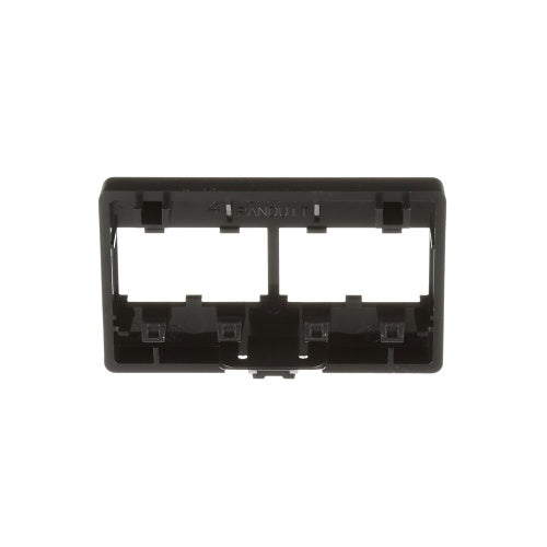 Panduit CFFP4BL Furniture Faceplate, 4 Port, Black