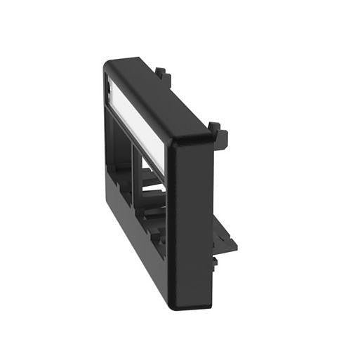 Panduit CFFPL4BL Furniture Faceplate, 4 Port, Black