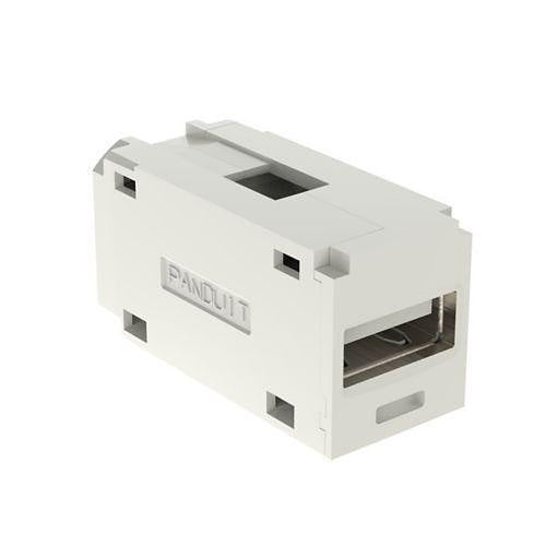 Panduit CMUSBAAAW MINI-COM USB 2.0 Female A to Female Connector
