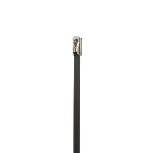 Panduit IMLTFC203S-C6L Fully Coated Metal Locking Tie, 316L Stainless Steel Standard