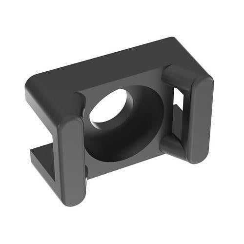 Panduit SGTM3S10-C0 Supergrip Cable Tie Mount, 0.88\\" (22.3mm), 10-Screw (M5), Black