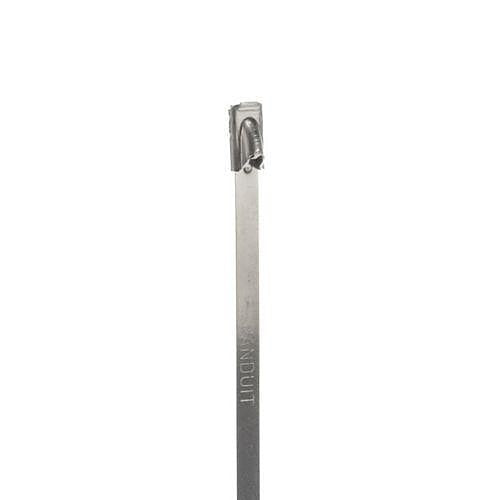 Panduit MLT4S-CP316 Self-Locking Cable Tie, 14\\"-14.3\\"L (362mm), 316 Stainless Steel