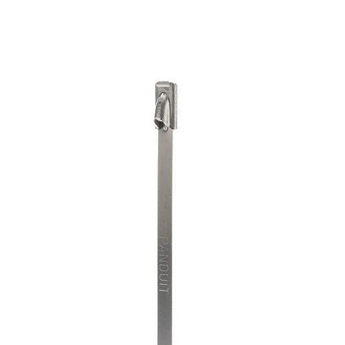 Panduit MLT4S-CP316 Self-Locking Cable Tie, 14\\"-14.3\\"L (362mm), 316 Stainless Steel