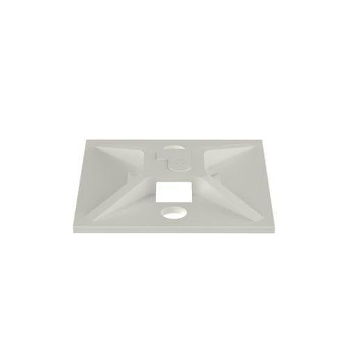 Panduit ABM112-S6-C69 Cable Tie Mount, 1.12\\"W x 1.12\\"L, Ivory