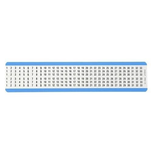 Panduit PPM-1-33 Label Maker, PRE-PRINTED MARKER CARDS HI-TEMP .25\\"
