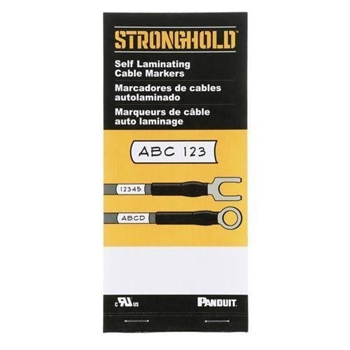 Panduit PSCB-3YELY Write-On Self-Laminating Wire Marker Car