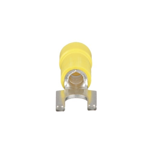 Panduit PV10-10FF-L Splice Connector, Flanged Fork Terminal, Vinyl Insulated