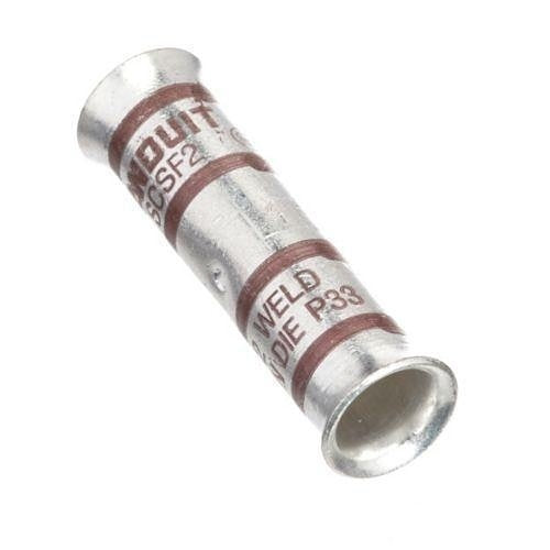 Panduit SCSF2-E Copper Compression Butt Splice #2 AWG, Connectors