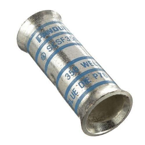 Panduit SCSF350-6 Copper Compression Butt Splice, 350 KCMil