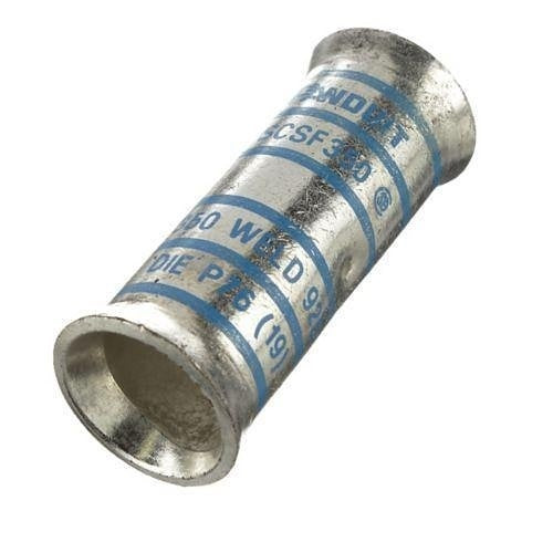 Panduit SCSF350-6 Copper Compression Butt Splice, 350 KCMil