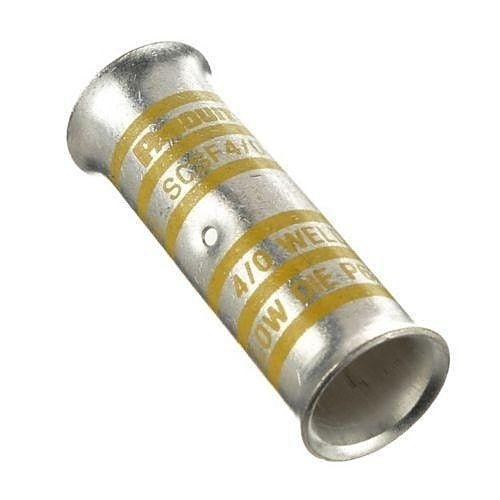 Panduit SCSF4/0-X Pan-Lug Compression Butt Splice, 4/0AWG, Copper