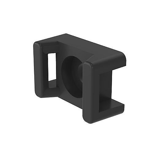 Panduit TM2S8-C0 Cable Tie Mount, UV PA 6.6, 0.63x0.43\\", #8 Screw, 100-Pack, Black