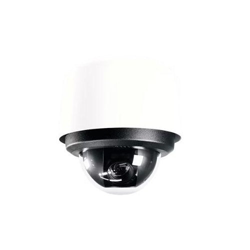 Pelco S7818L-EW0 SP EH7 4K 18X Infrared Environmental Pendant, White Smoke