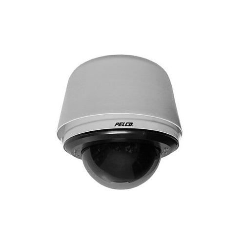 Pelco SD530-PG-E0 Spectra Series Environmental Smoked Dome Camera, 30x Zoom Lens, Gray