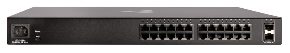 Pakedge® MS Series Layer 3 Managed Switch with OvrC | 24 1G non-PoE, 2 10G SFP+