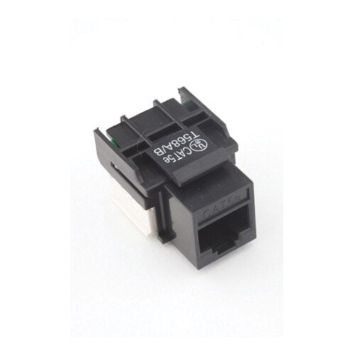 Provo Cat 5 Enhanced RJ45 Keystone Jack 110 Style – Black
