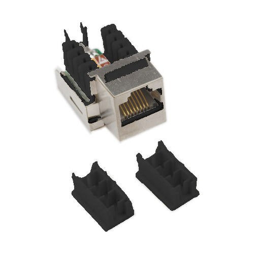 Provo Cat 6 110 Style Keystone Jack RJ45 [Black]