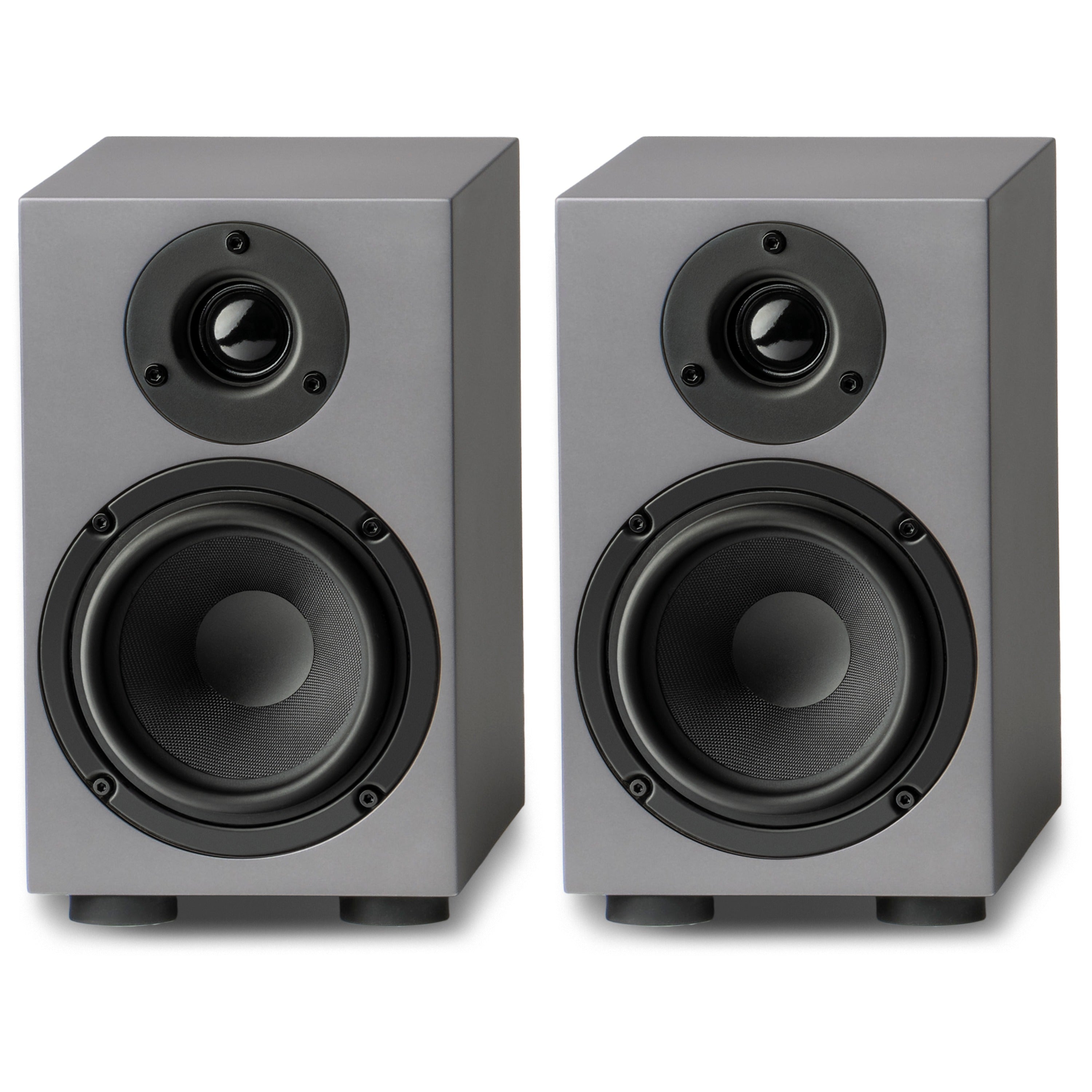 Pro-Ject & WiiM Streaming Bundle -Pro-Ject E1 Phono SE turntable(AT3600), Pro-Ject Speaker Box 5 E, WiiM Amp & Ultralink Wire